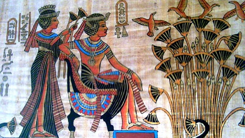 Egyptian Scribe Painting