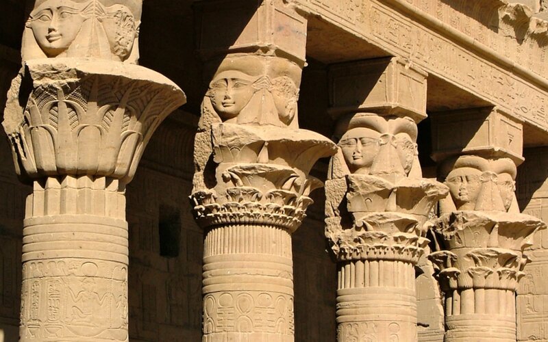 Egyptian Temple Columns