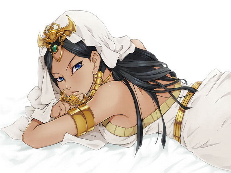Egyptian-themed anime character