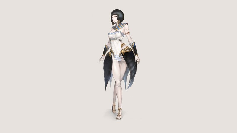 Egyptian-themed female character