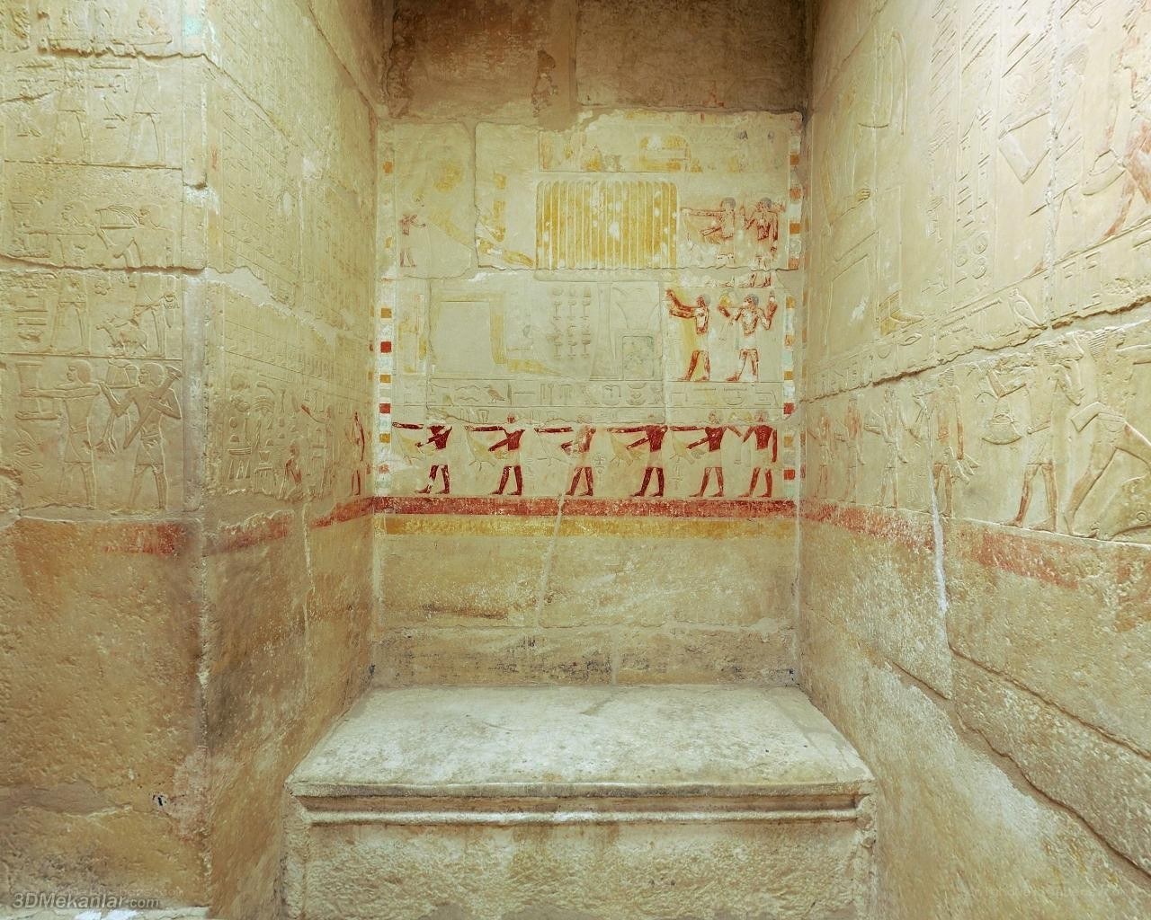 Egyptian tomb interior