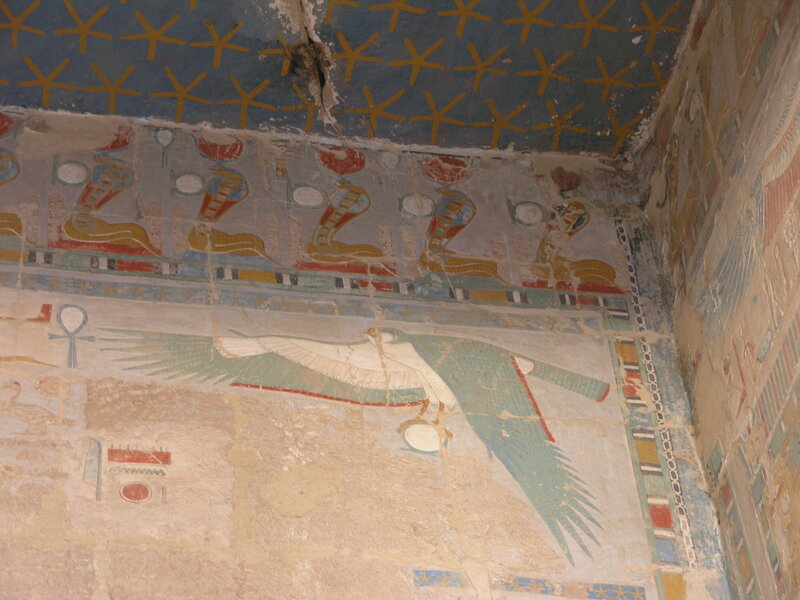 Egyptian tomb wall painting