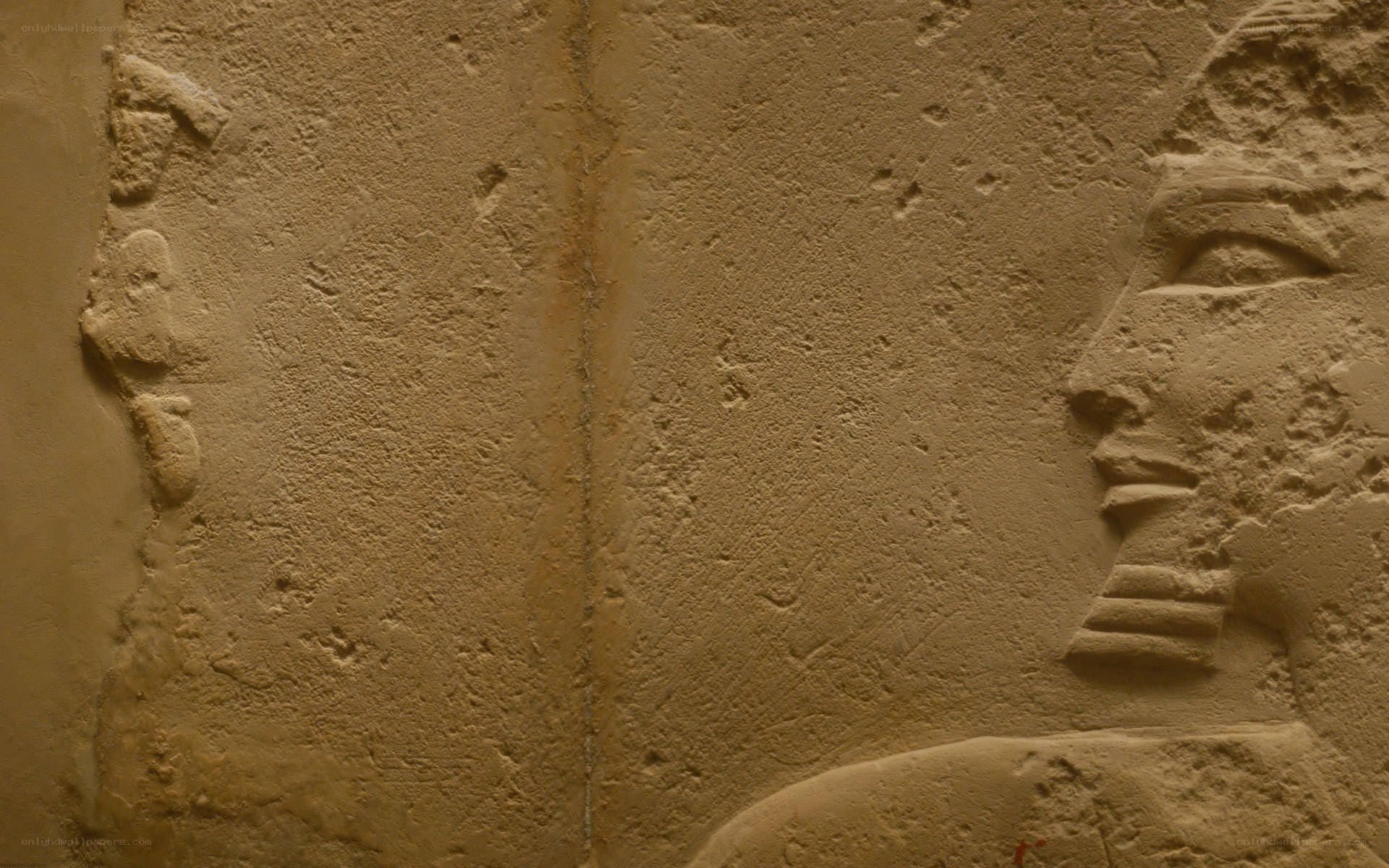 Egyptian wall carving