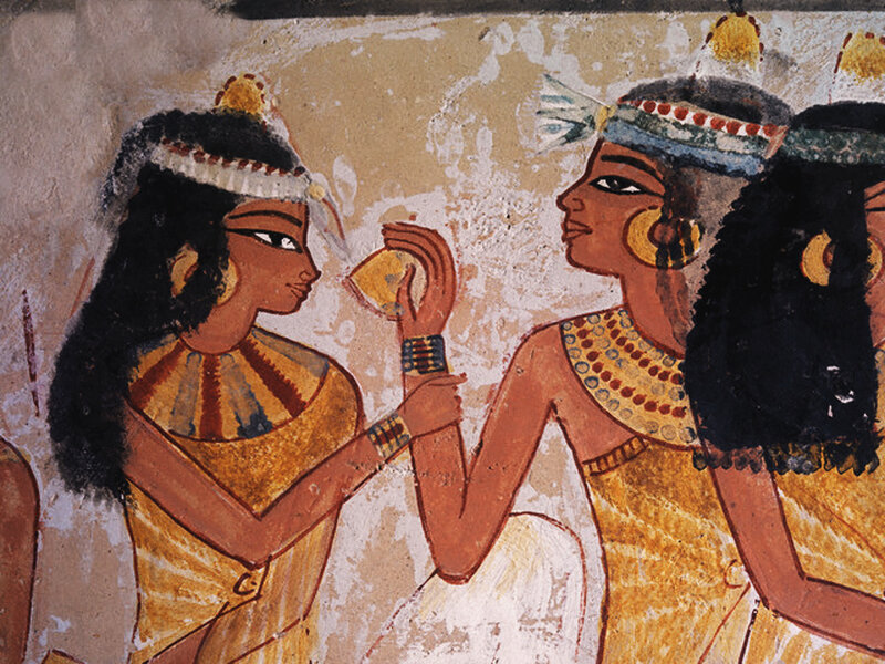 Egyptian Women in Mural