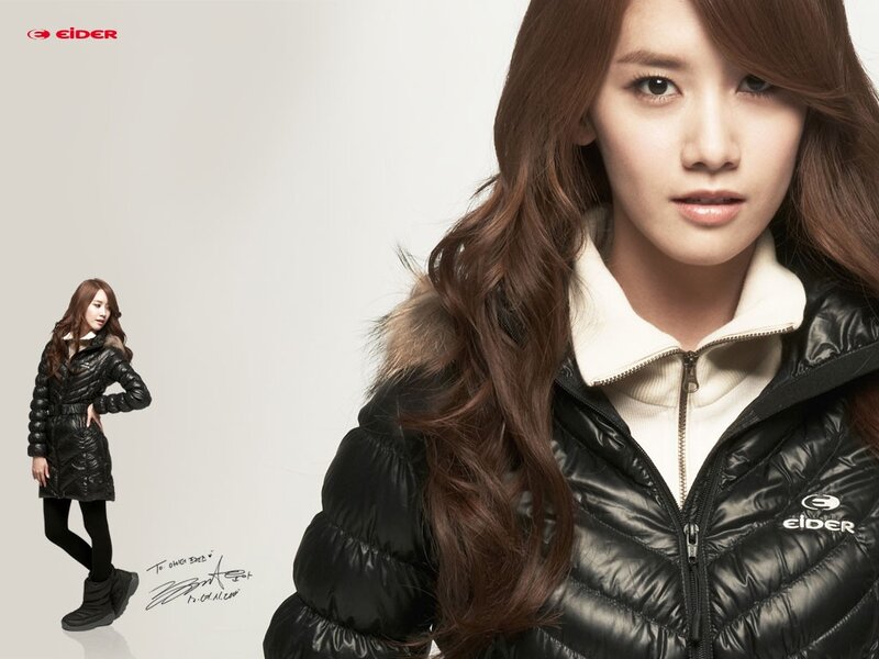 Eider winter coat advertisement