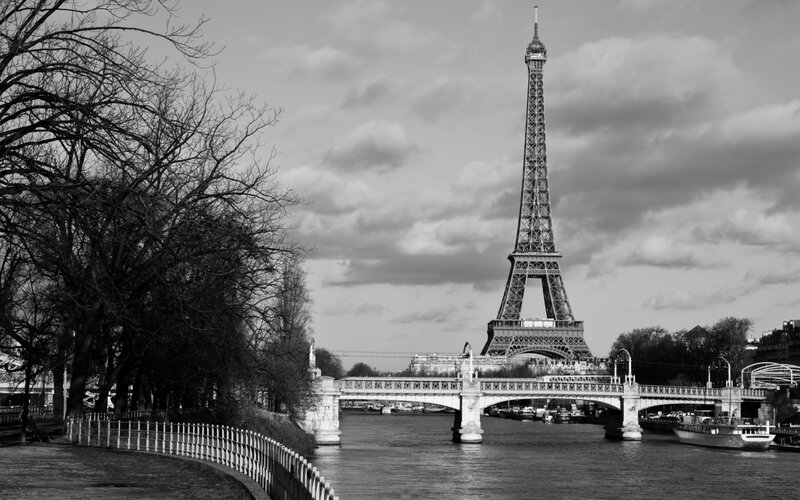Eiffel Tower and Bridge