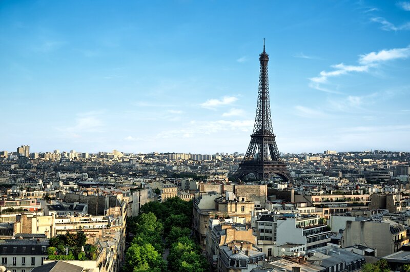 Eiffel Tower and Paris skyline