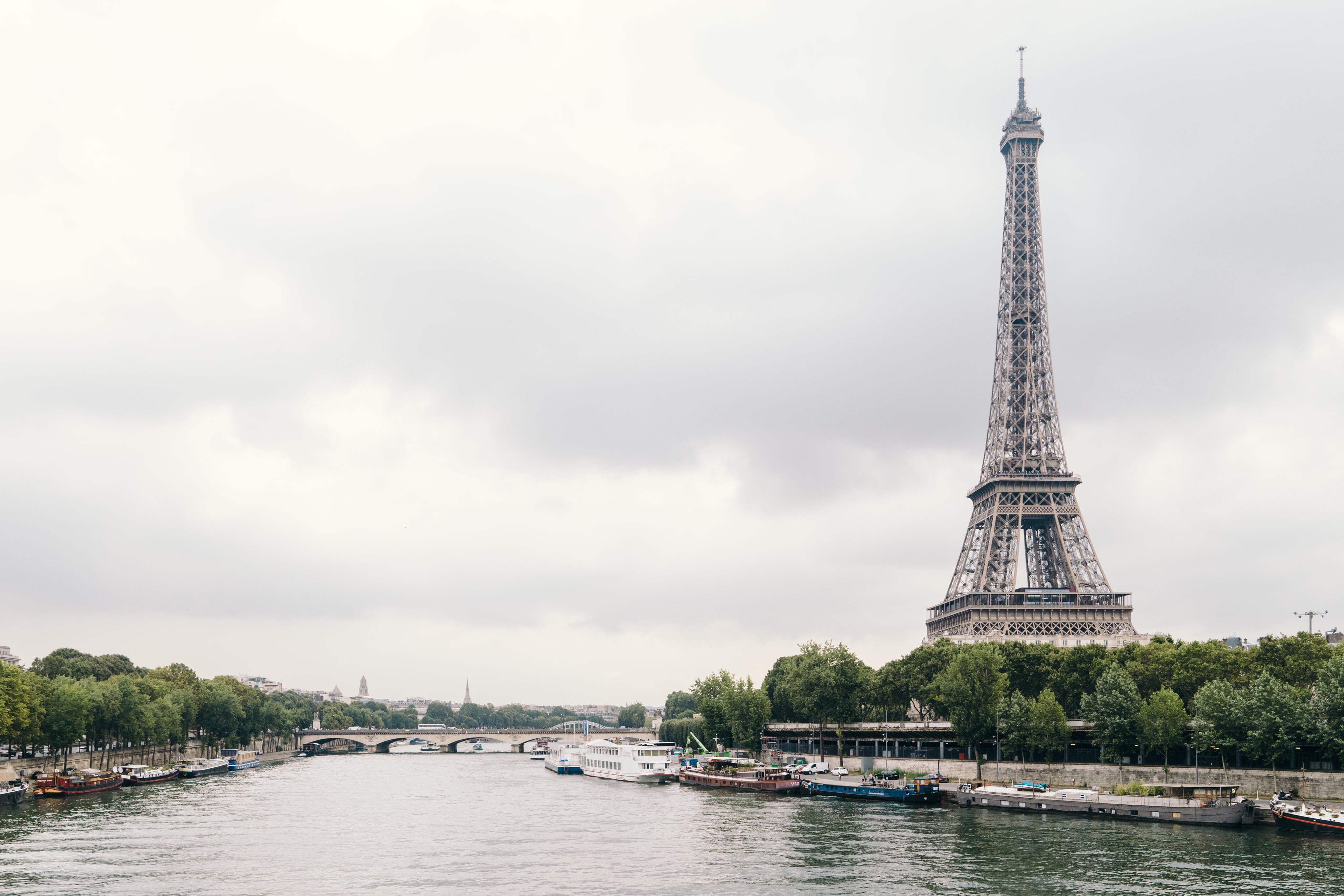 Eiffel Tower and Seine River