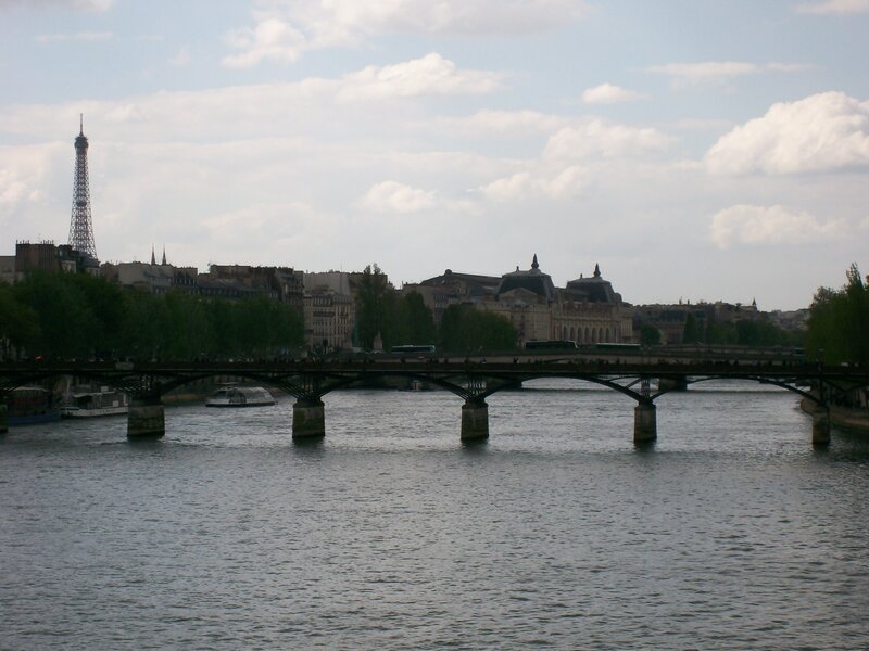Eiffel Tower and Seine River — Blue, Calm, Afternoon