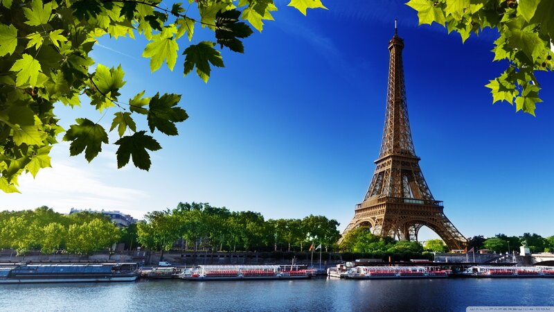 Eiffel Tower and Seine