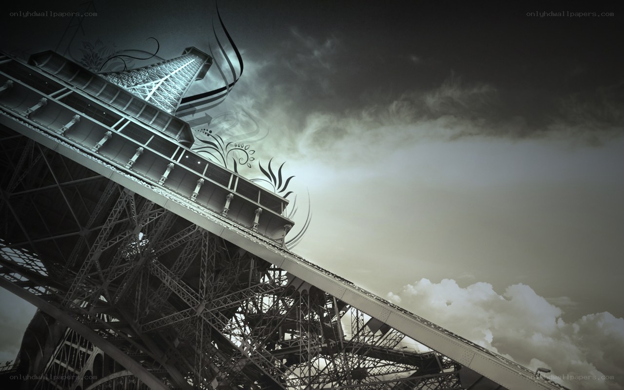Eiffel Tower artistic render