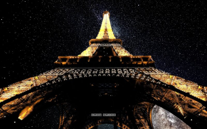 Eiffel Tower at night