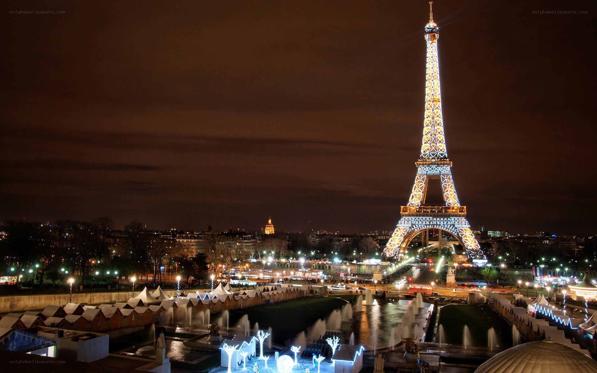 Eiffel Tower at night