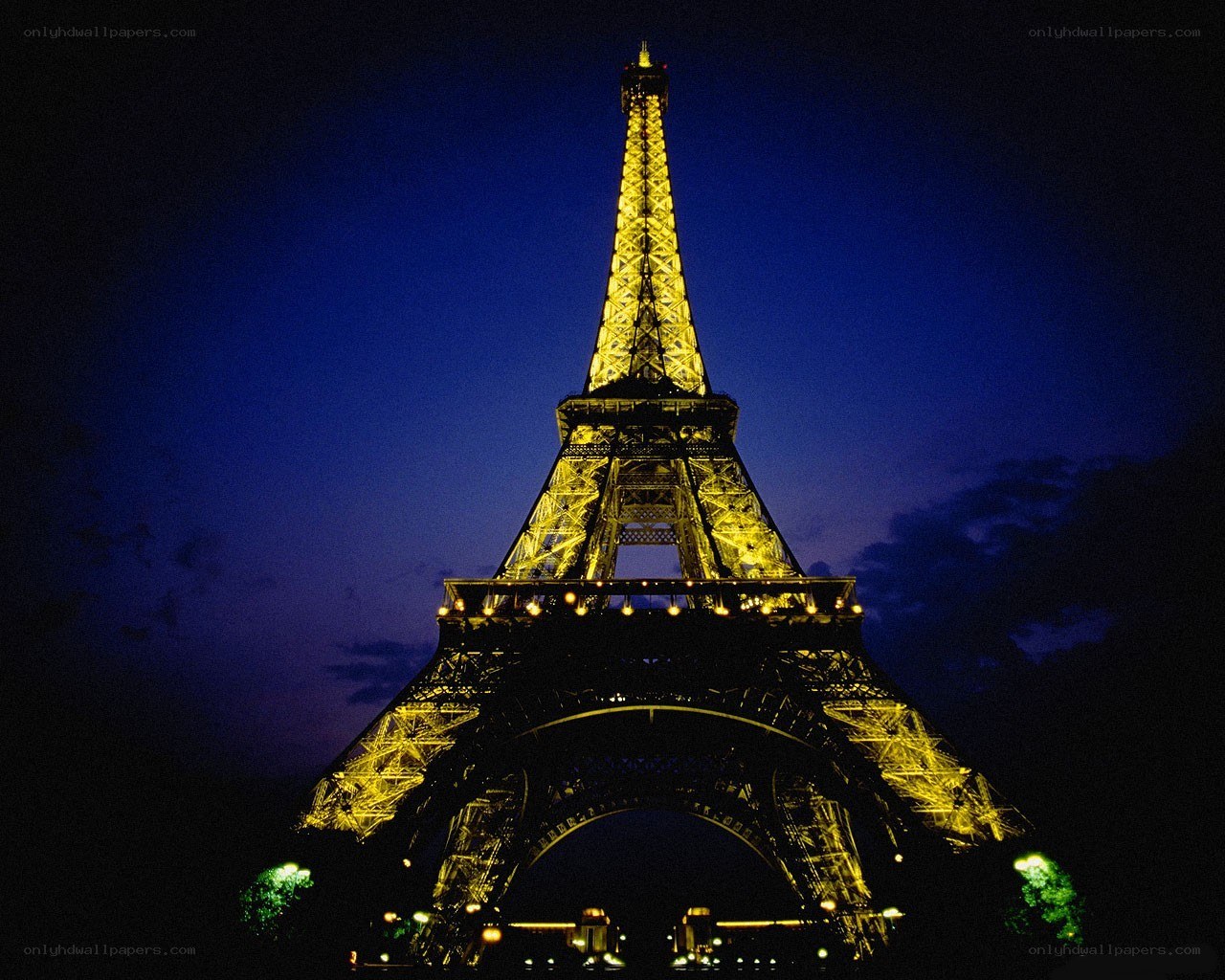 Eiffel Tower at night