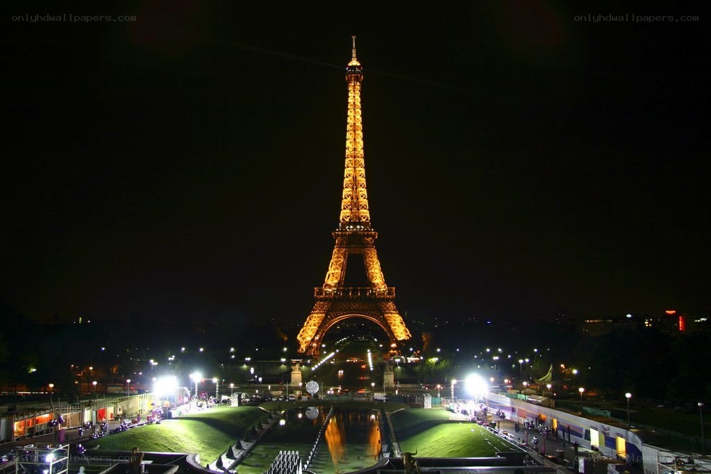 Eiffel Tower at night