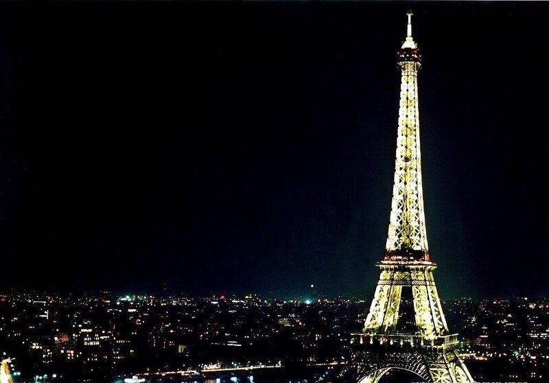 Eiffel Tower at night