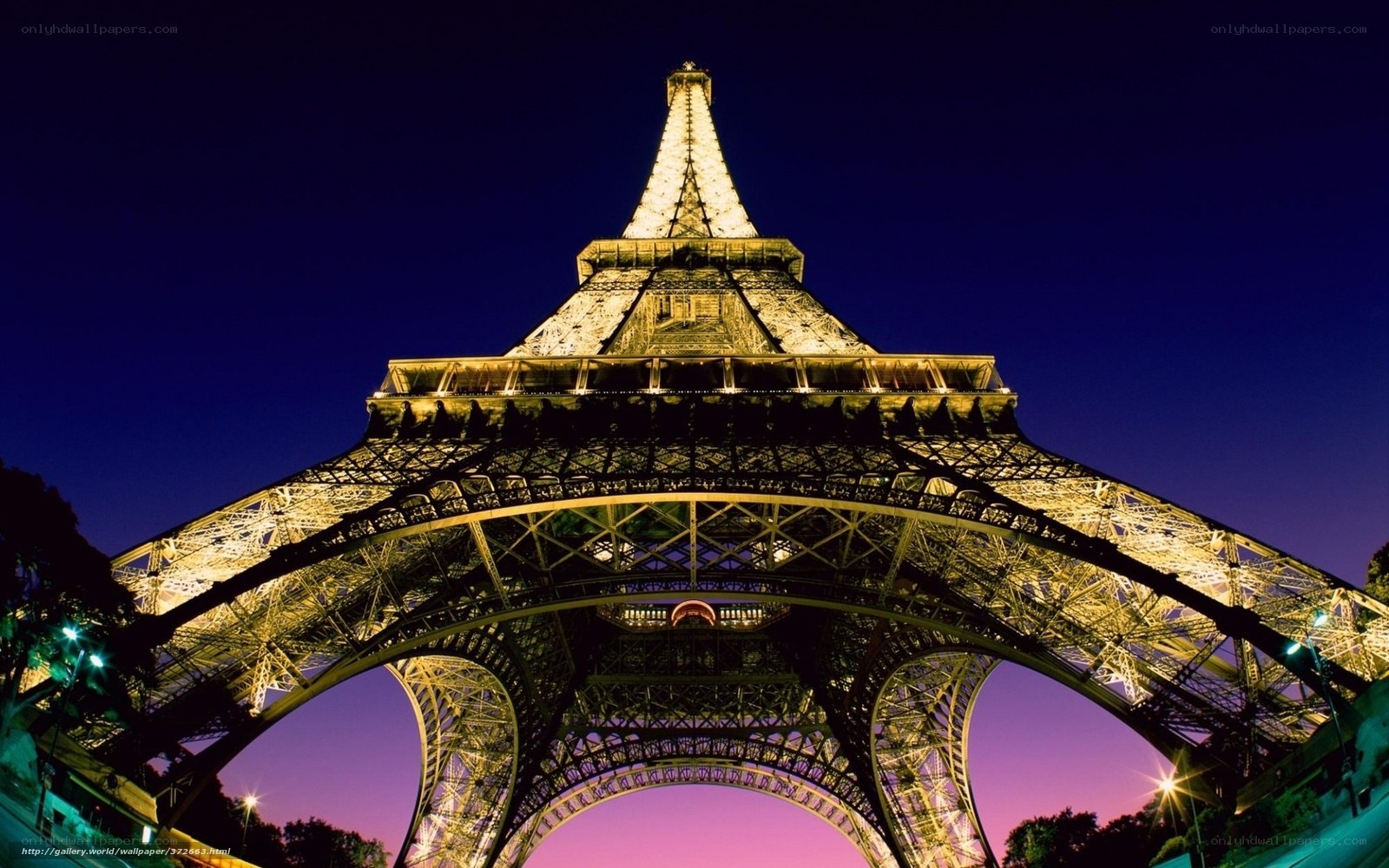 Eiffel Tower at night