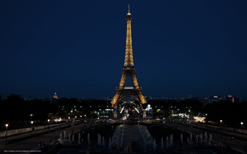 Eiffel Tower at night