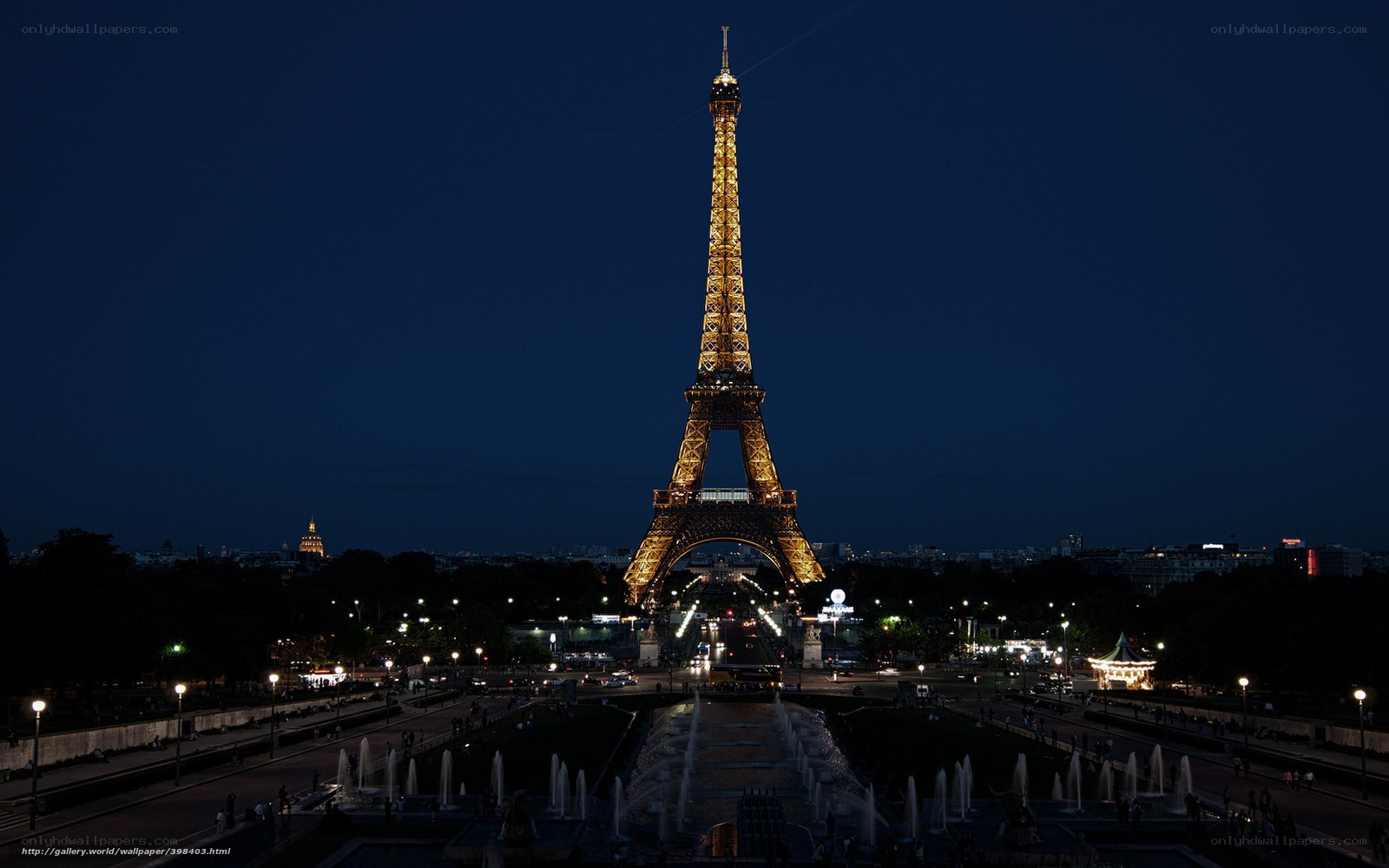 Eiffel Tower at night