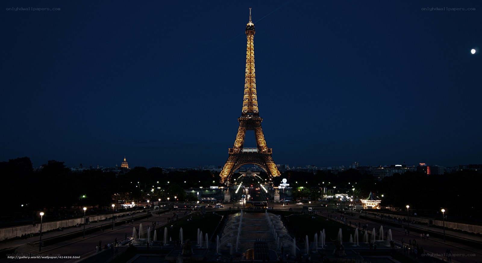 Eiffel Tower at night