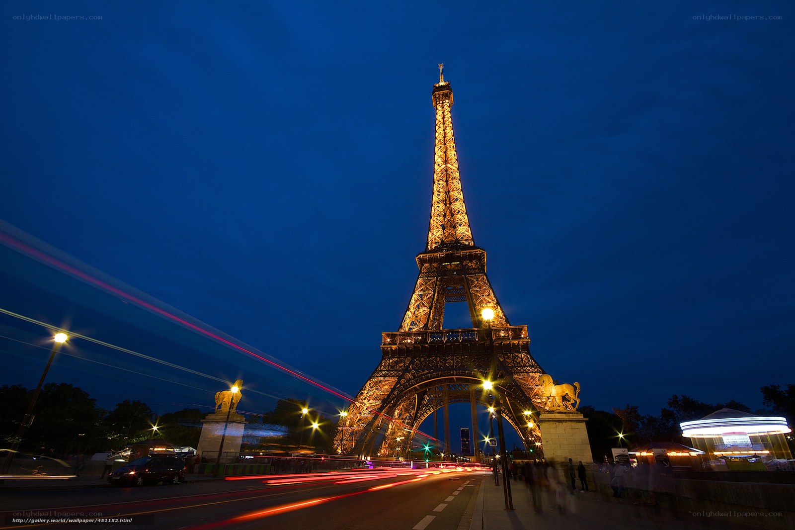 Eiffel Tower at night