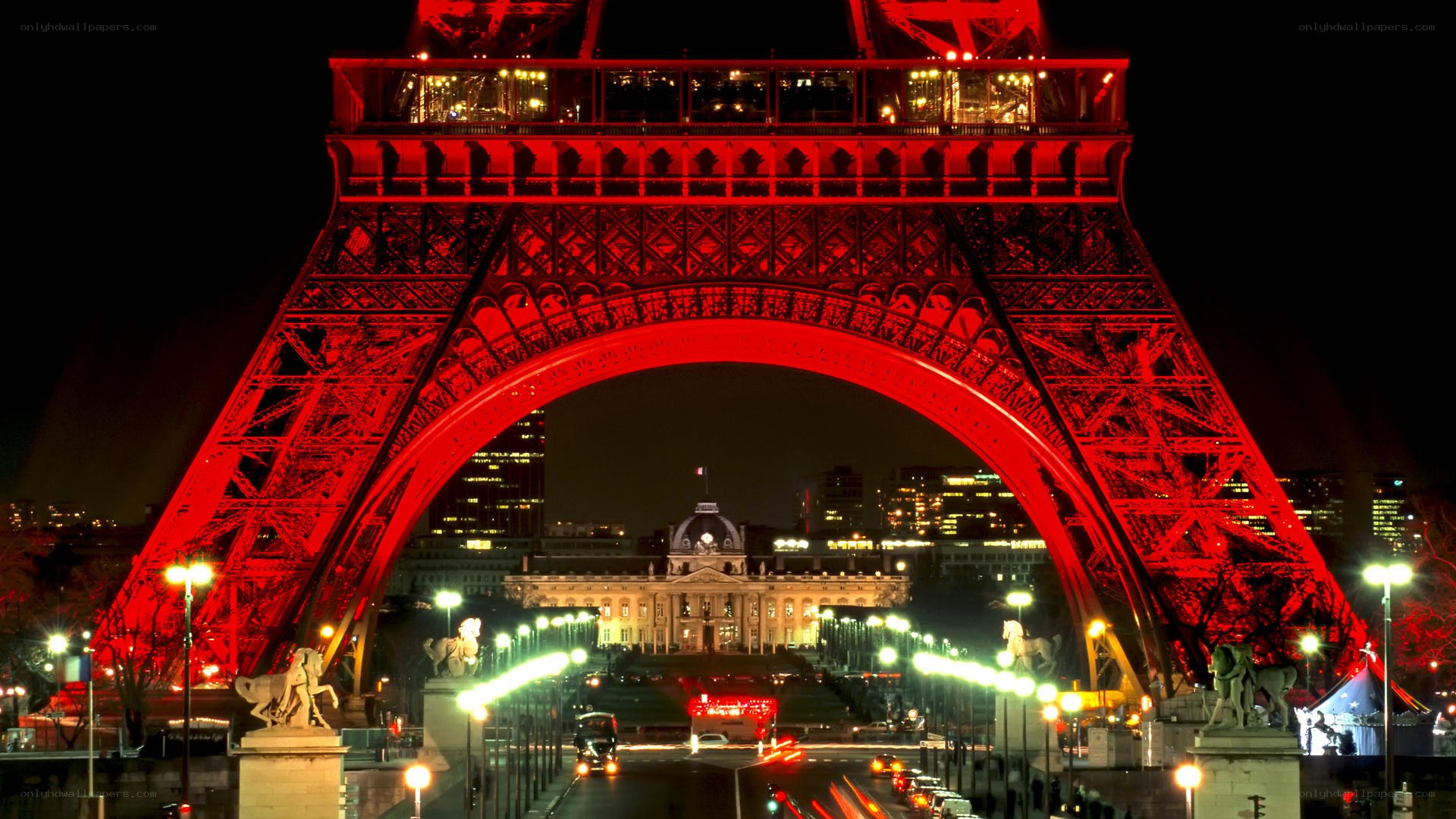 Eiffel Tower at night