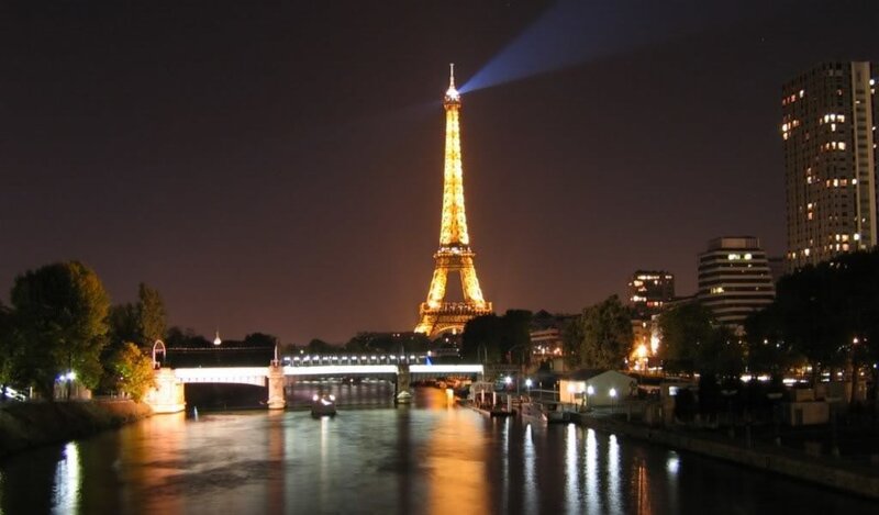 Eiffel Tower at night