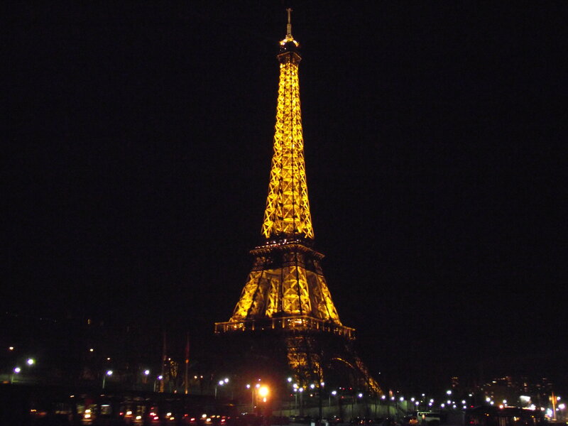 Eiffel Tower at night