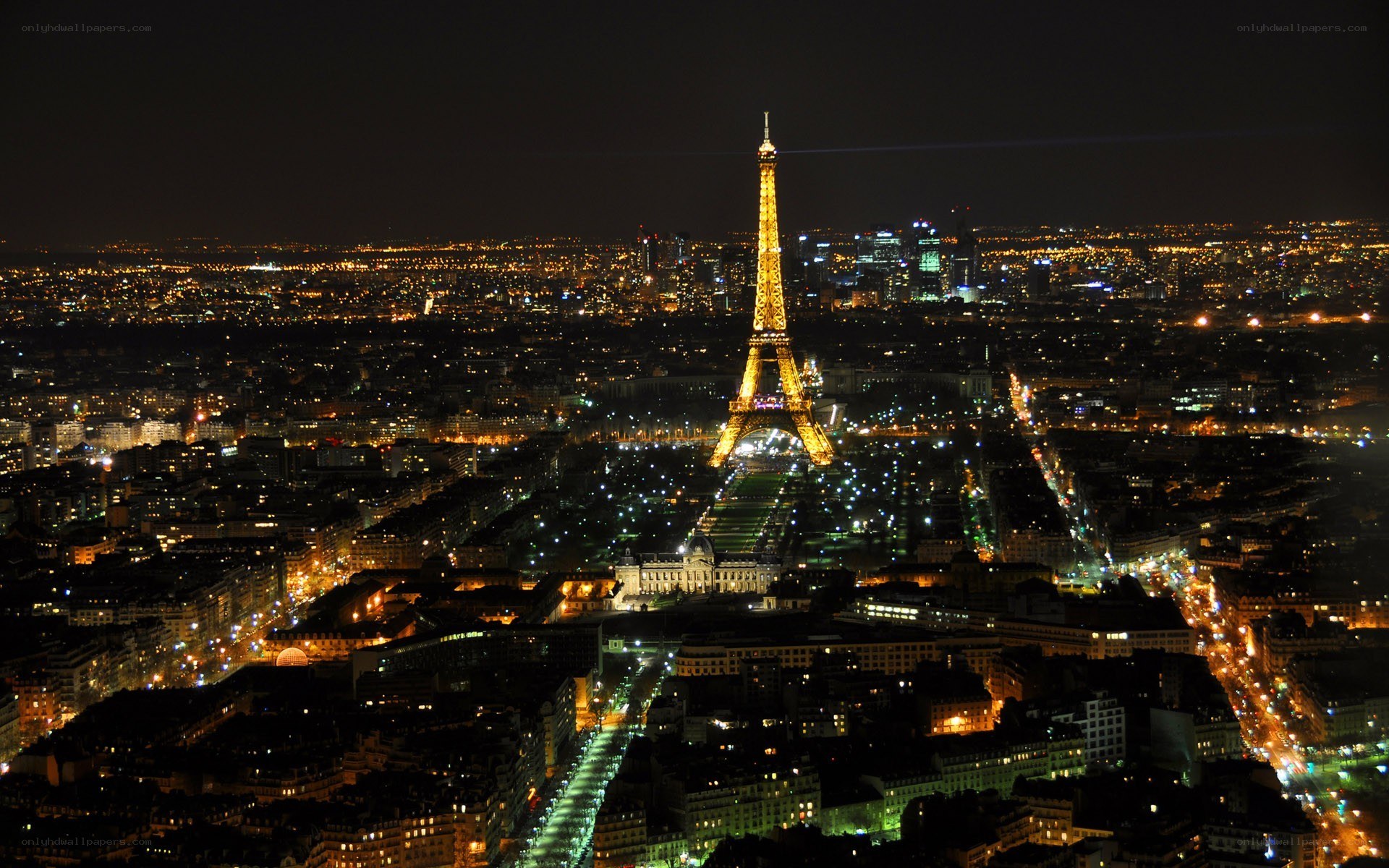 Eiffel Tower at night