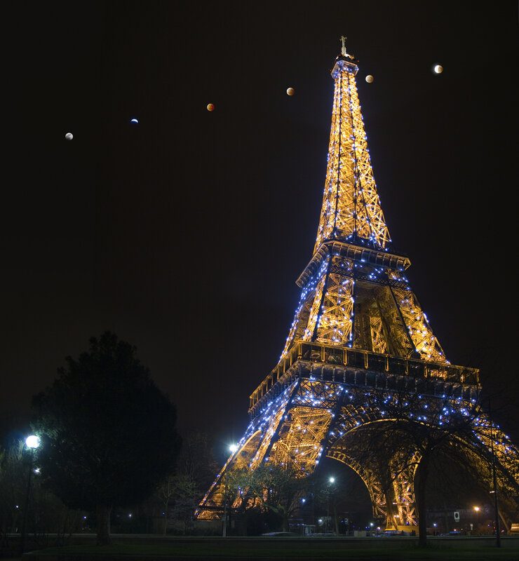Eiffel Tower at night
