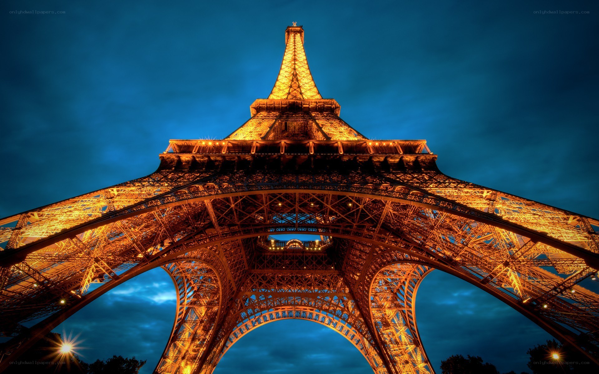 Eiffel Tower at night