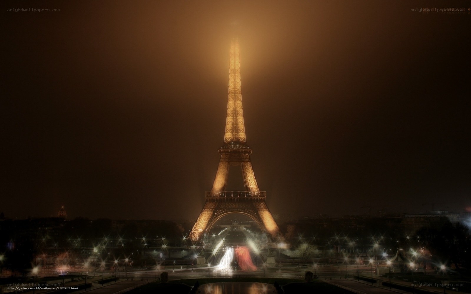 Eiffel Tower at night