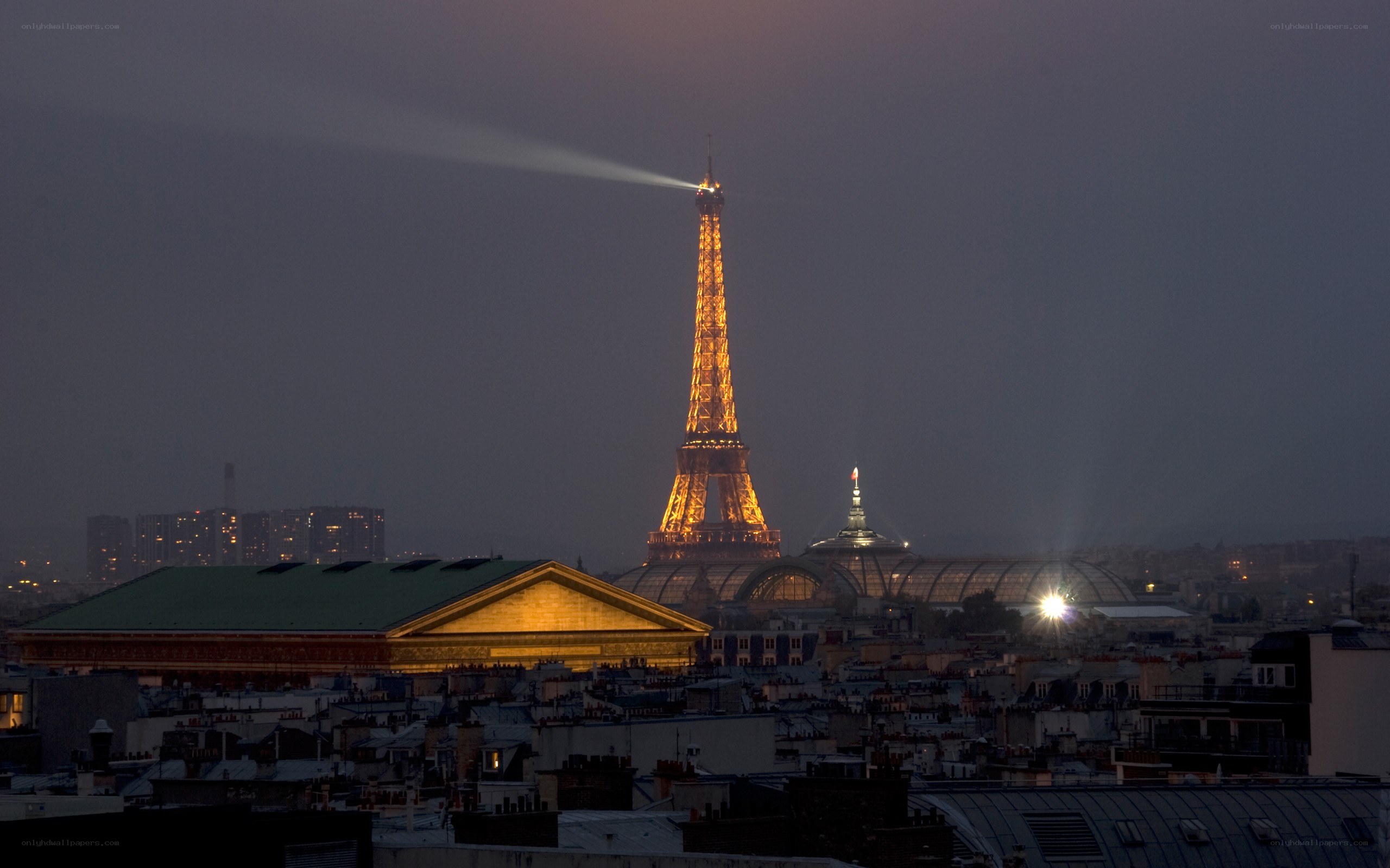 Eiffel Tower at night