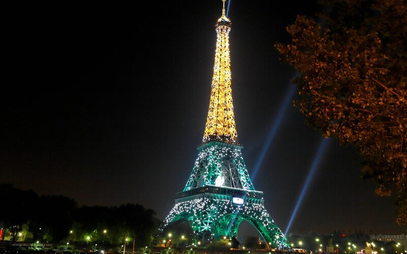 Eiffel Tower at night