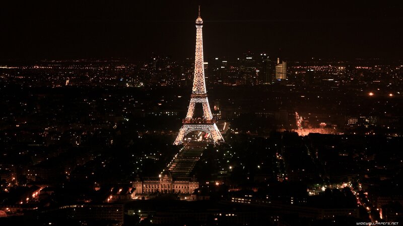 Eiffel Tower at night