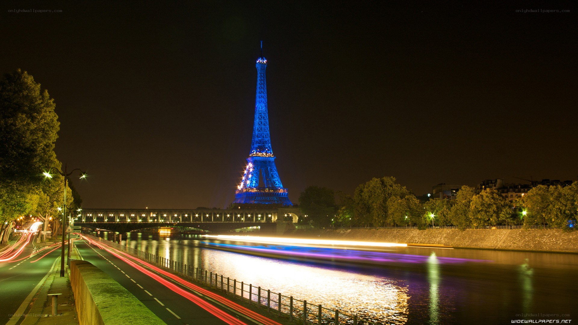 Eiffel Tower at night