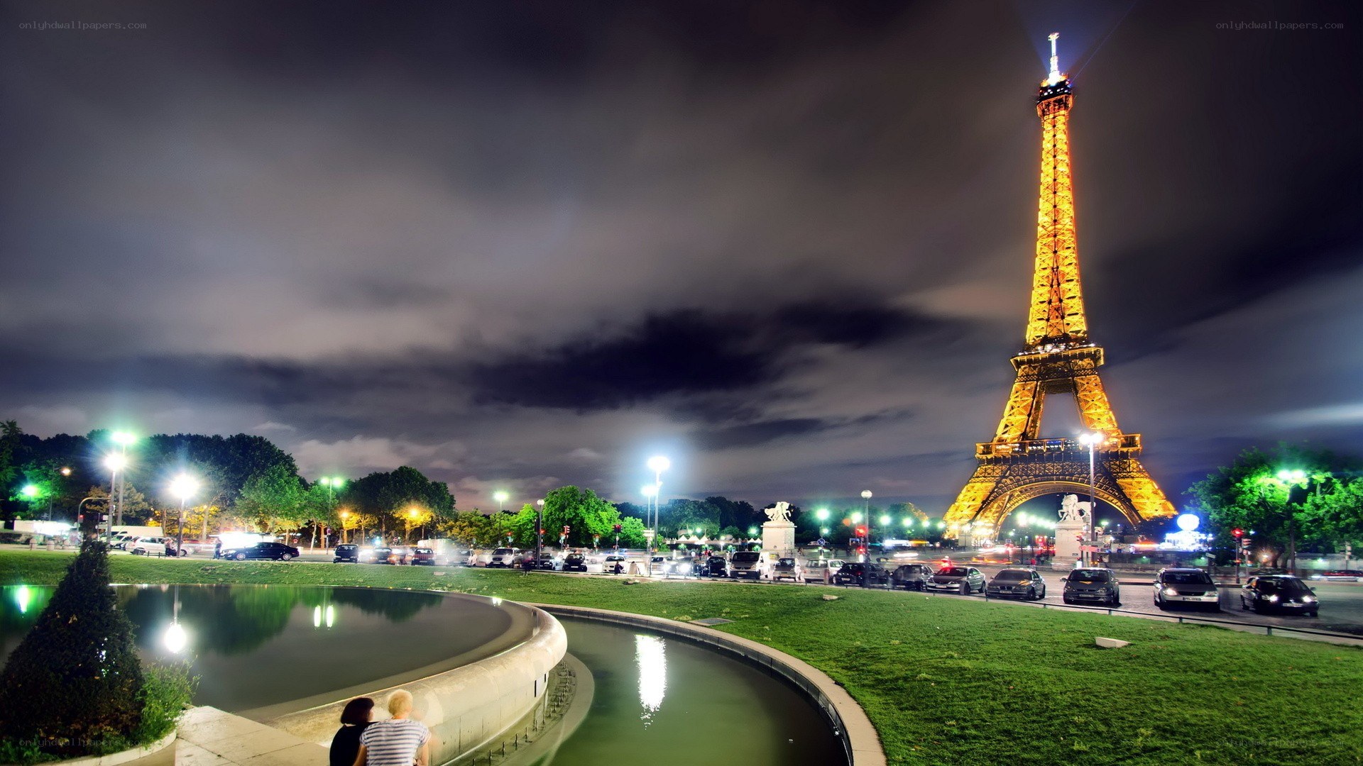 Eiffel Tower at night