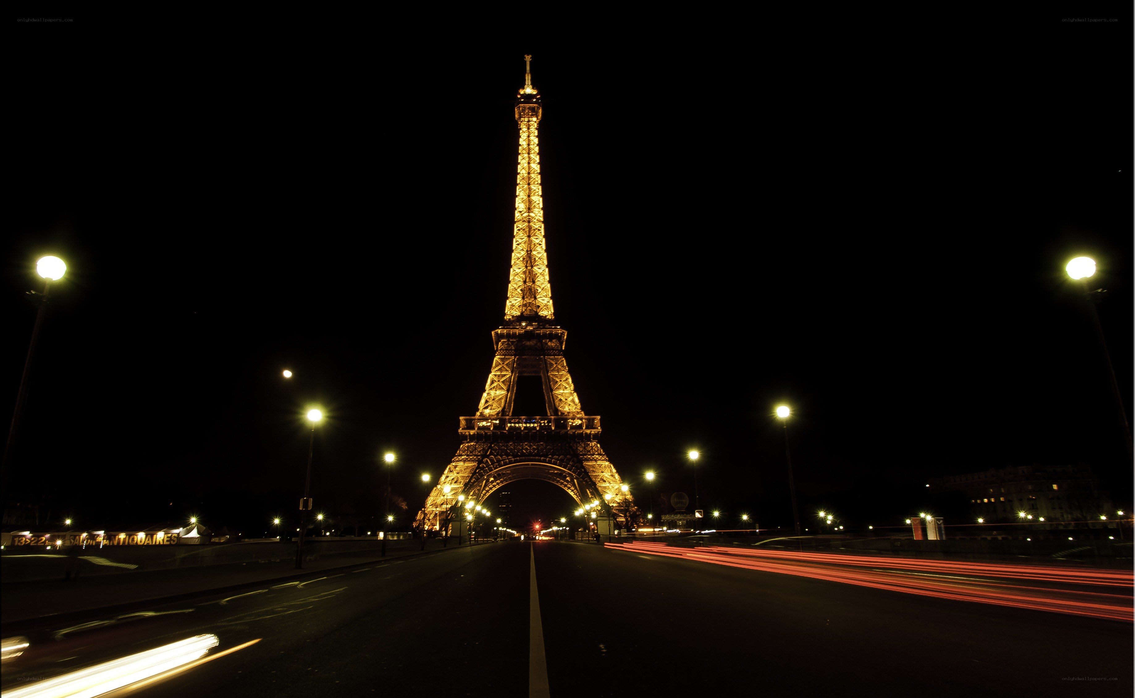Eiffel Tower at night