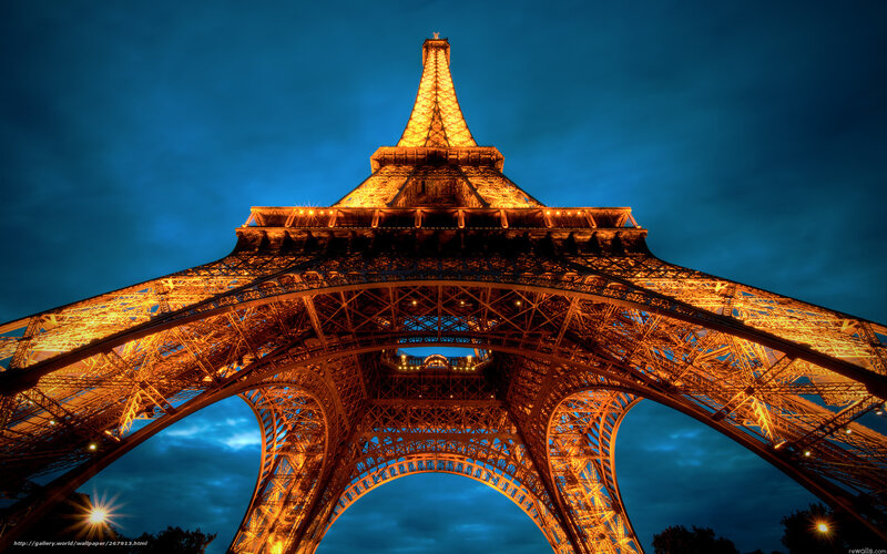 Eiffel Tower at night
