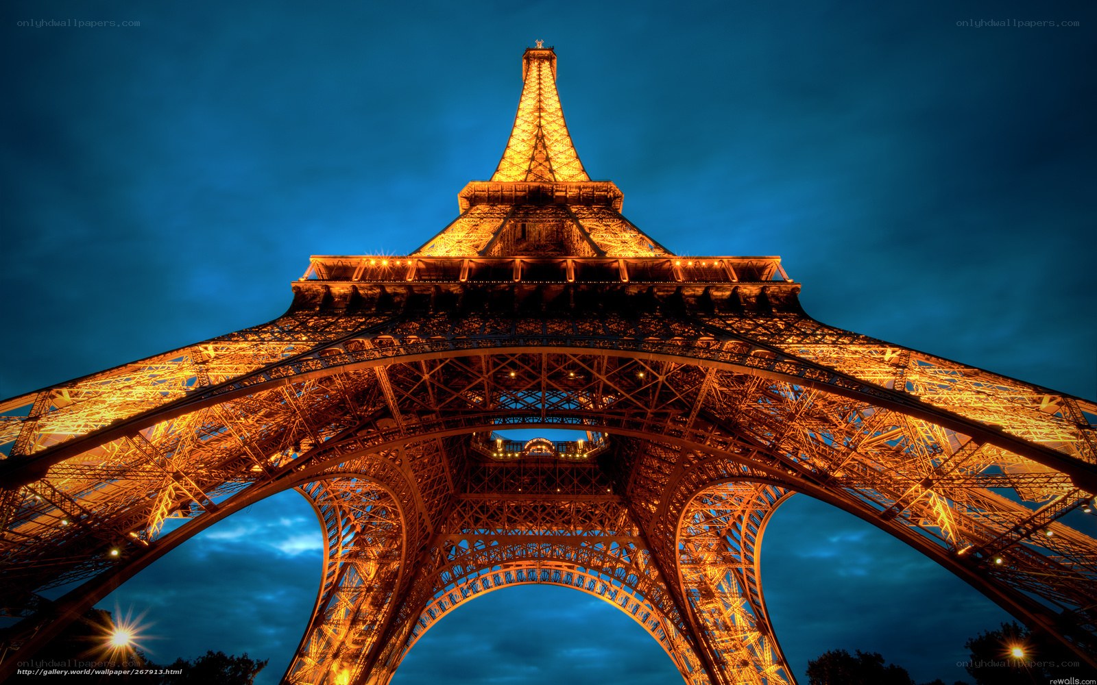 Eiffel Tower at night