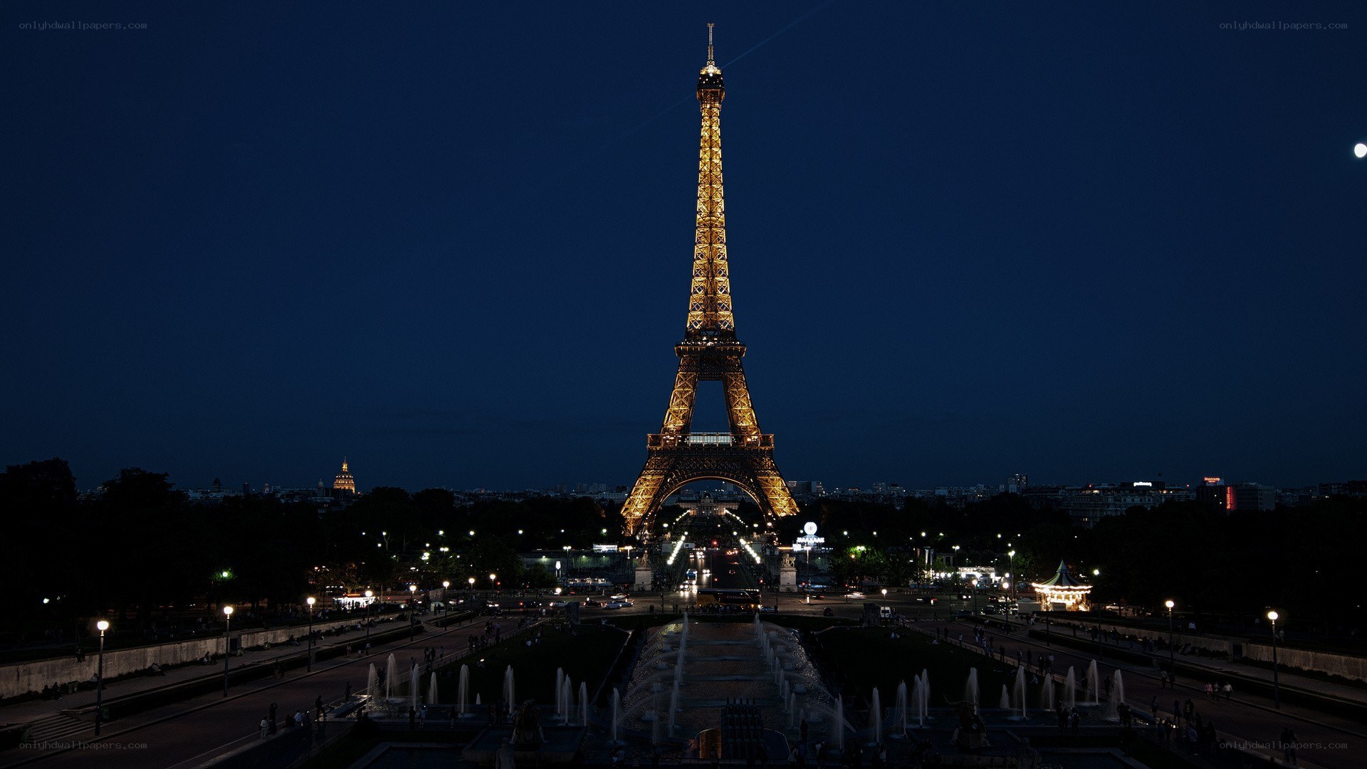 Eiffel Tower at night