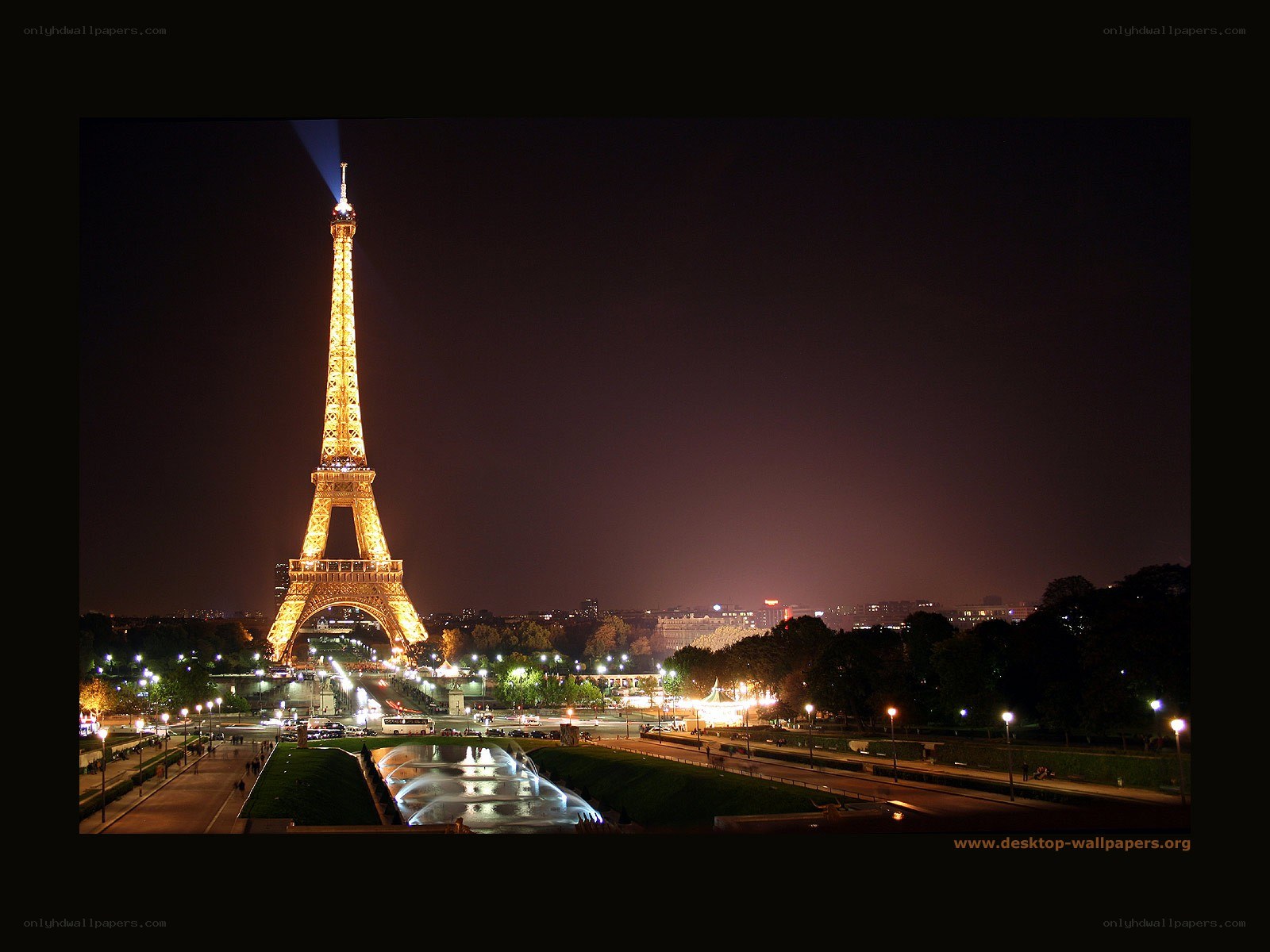 Eiffel Tower at night