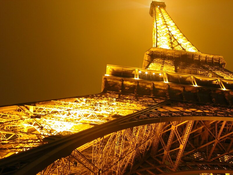 Eiffel Tower at Night — Night Sky