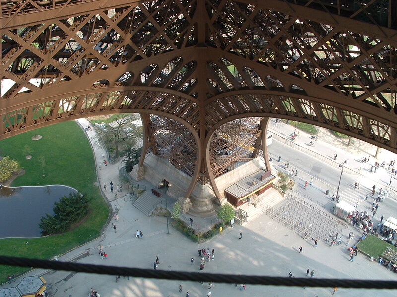 Eiffel Tower Base — Brown, Calm