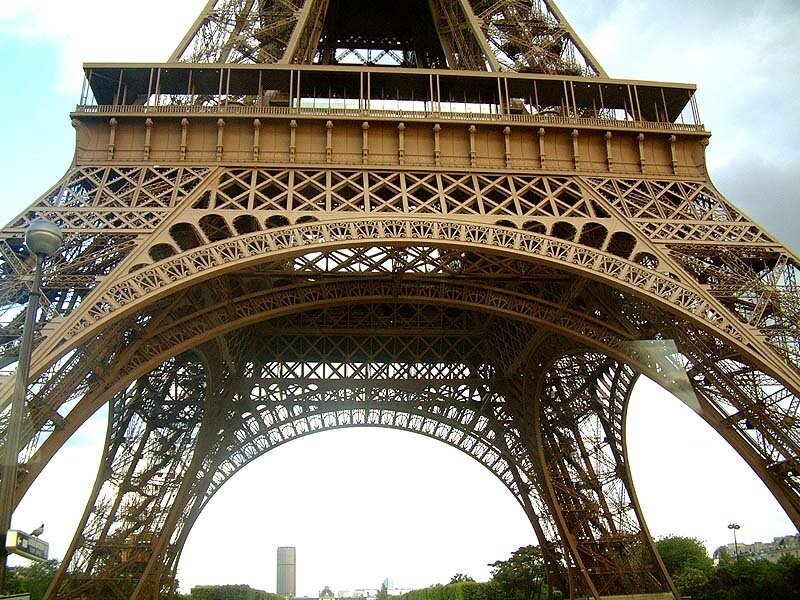 Eiffel Tower Base — Brown, Neutral