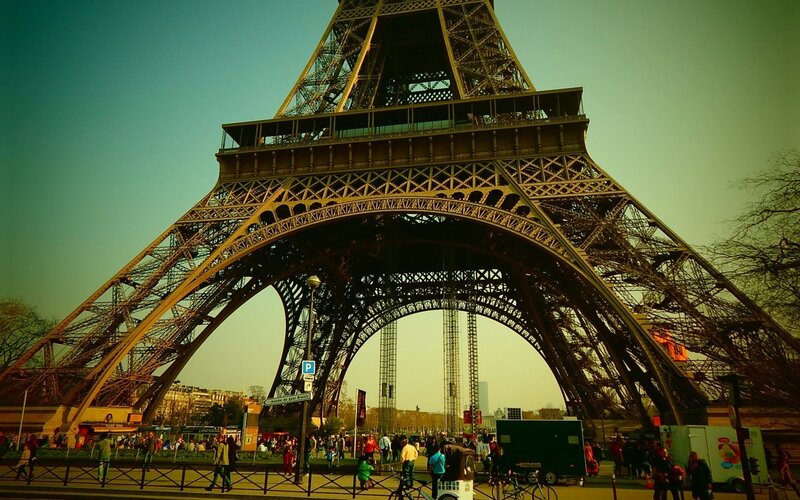 Eiffel Tower Base — Brown