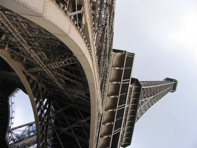 Eiffel Tower Base — Gray, Neutral