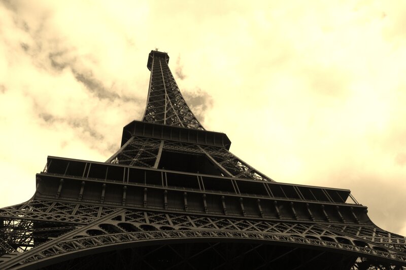 Eiffel Tower Base — Yellow
