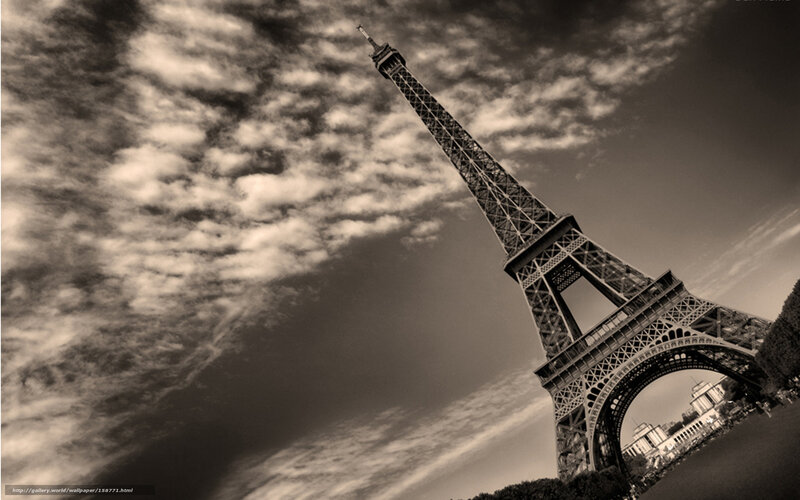 Eiffel Tower — Black