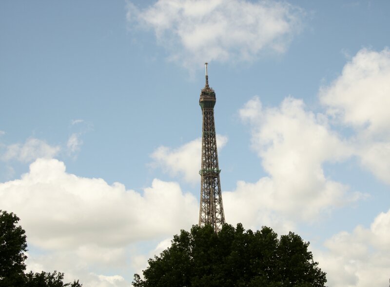 Eiffel Tower — Blue, Serene, Afternoon
